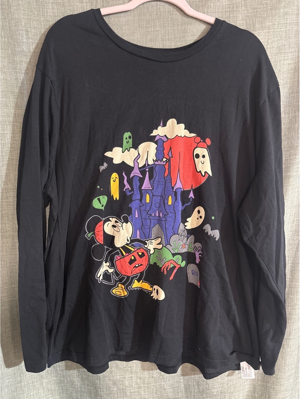 Disney Mickey Mouse Halloween Long Sleeve T-Shirt XXL
